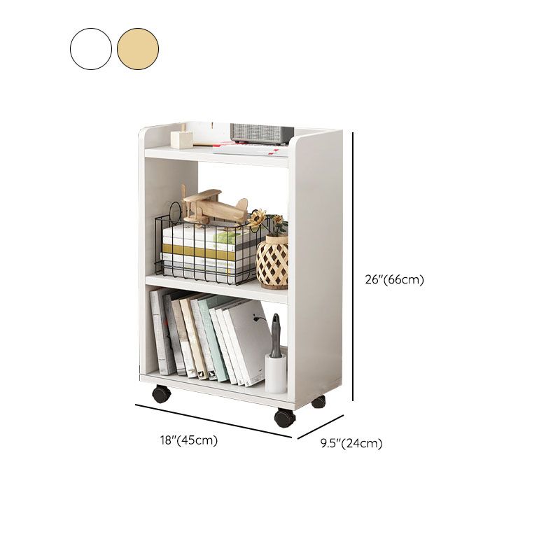 Engineered Wood Standard Bookcase Scandinavian Open Back Bookshelf