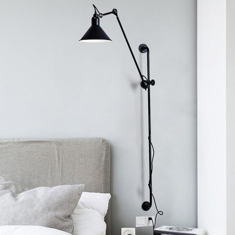 Modern Armed Wall Lamps Metal Wall Light Fixtures for Living Room