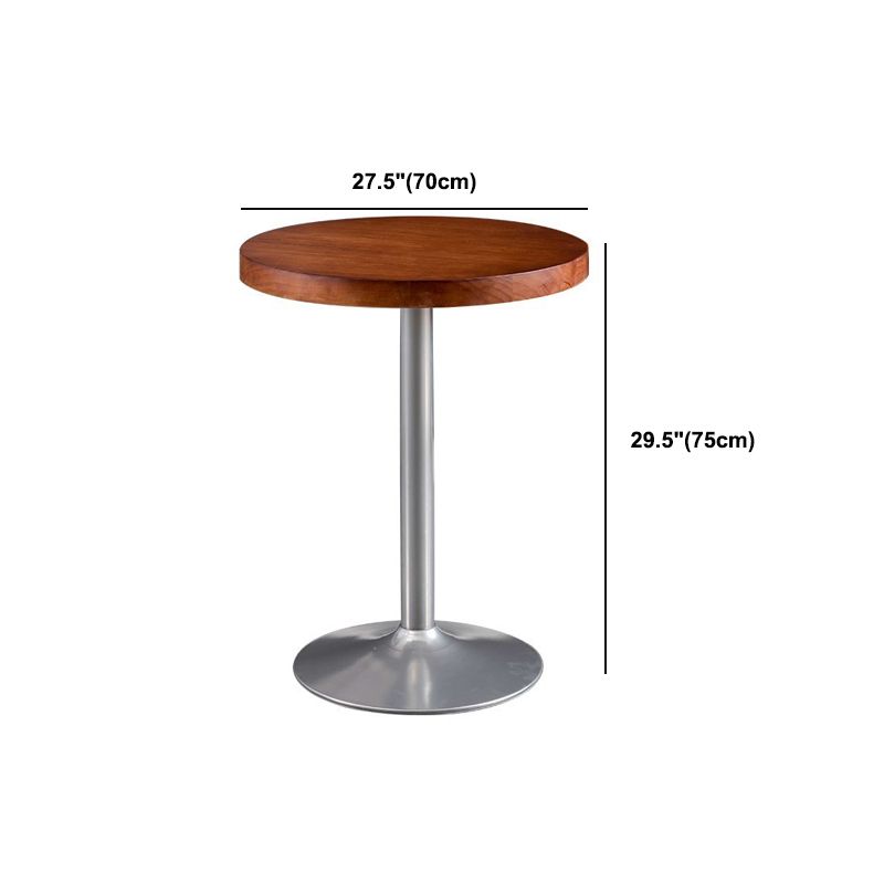 Industrial Style Dining Table Solid Wood Table for Dining Room