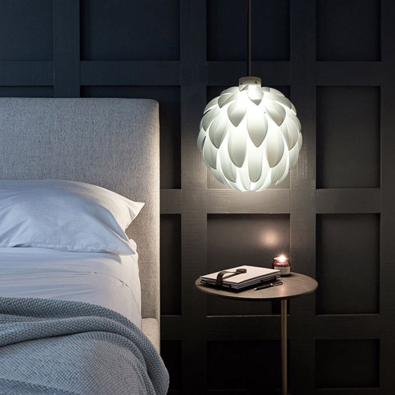 1 Light Pendant Modern Simple Style Ceiling Hanging Light Fixtures for Bedroom