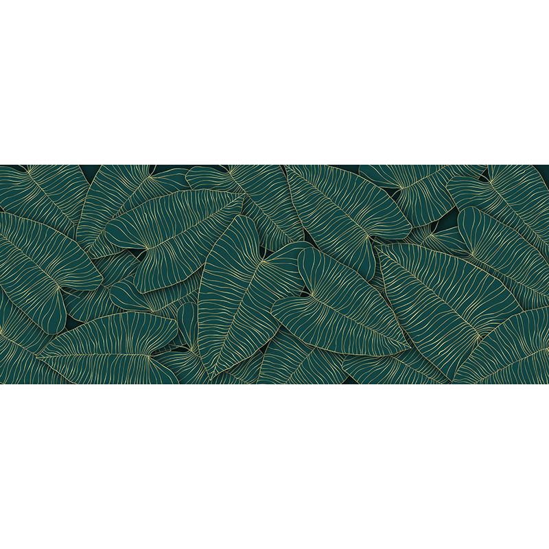 Tropical Plants Wall Mural Tropical Style Mildew Resistant for Sleeping Room