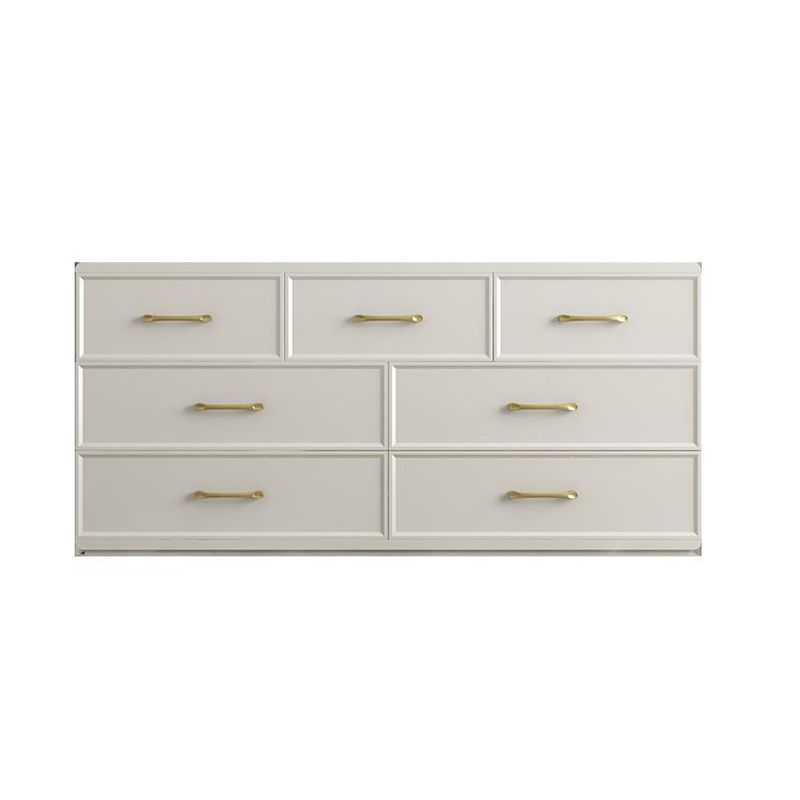 Contemporary Glam Storage Chest Birch Vertical Storage Chest Dresser for Bedroom