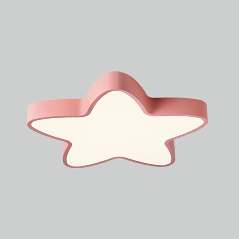 Plafonnier LED en fer forgé, plafonnier Macaron en acrylique de Style nordique moderne pour chambre à coucher