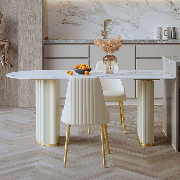 1/2/3/5 Pcs Dining Table Set with Chair Sintered Stone Dining Table Set