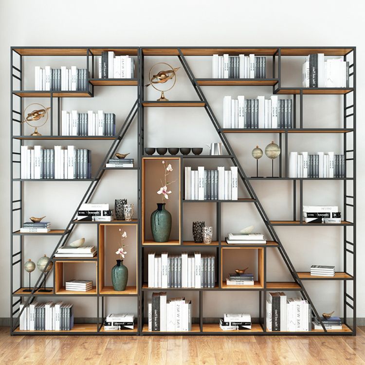 78.74 "H Bücherregal Industrial Style Open Back -Bücherregal für Heimbüro