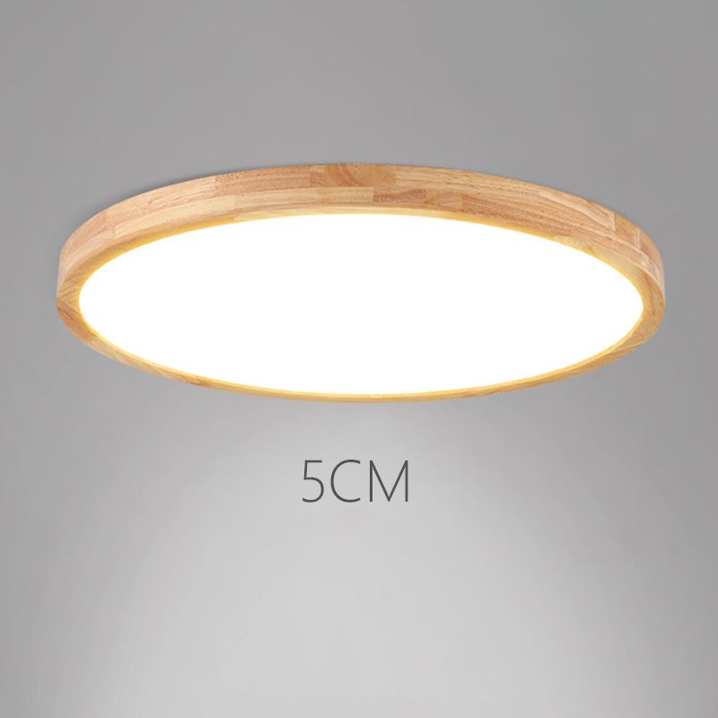 Circular Flush Mount Light Fixture Modern Wood Flush Mount