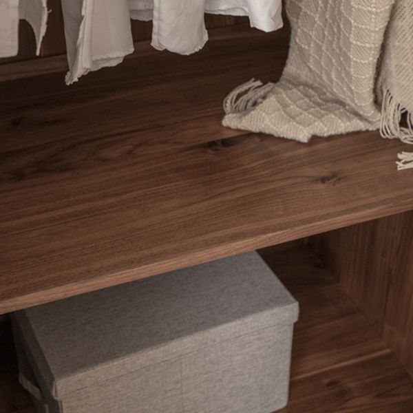 Hinged Modern Wardrobe Armoire Wooden Wardrobe Cabinet with Drawer