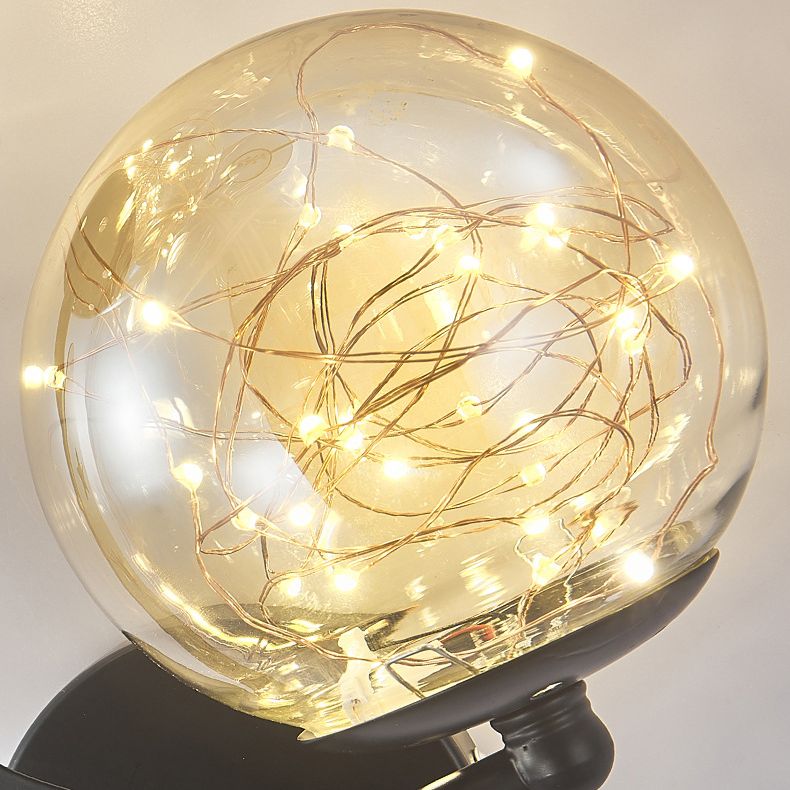 Star & Moon Modeling Metal LED Wall Lamp LED Lights String Nordic Home Decorative Lighting Fixture