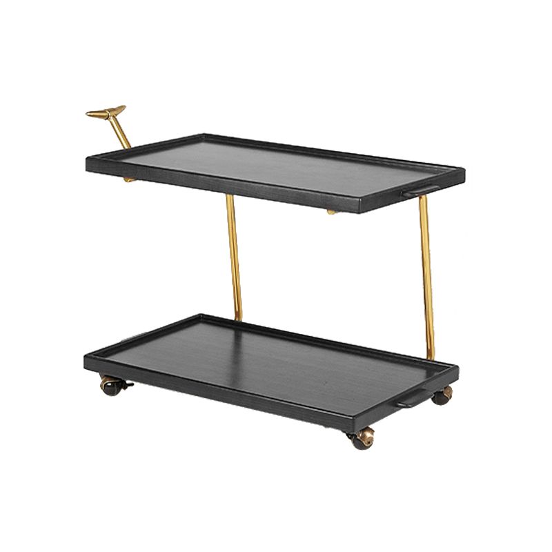 Modernistic End Slide Table Living Room Rectangular with Storage Solid Wood