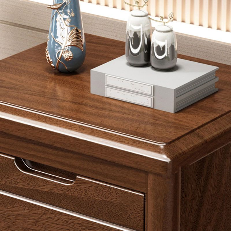 15.6 Inch Width Storage Chest Modern Solid Wood Dresser with 3/4/5 Drawers