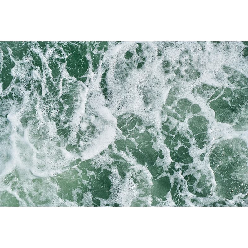 Customized Contemporary Sea Mural Mildew Resistant for Living Room Decoration