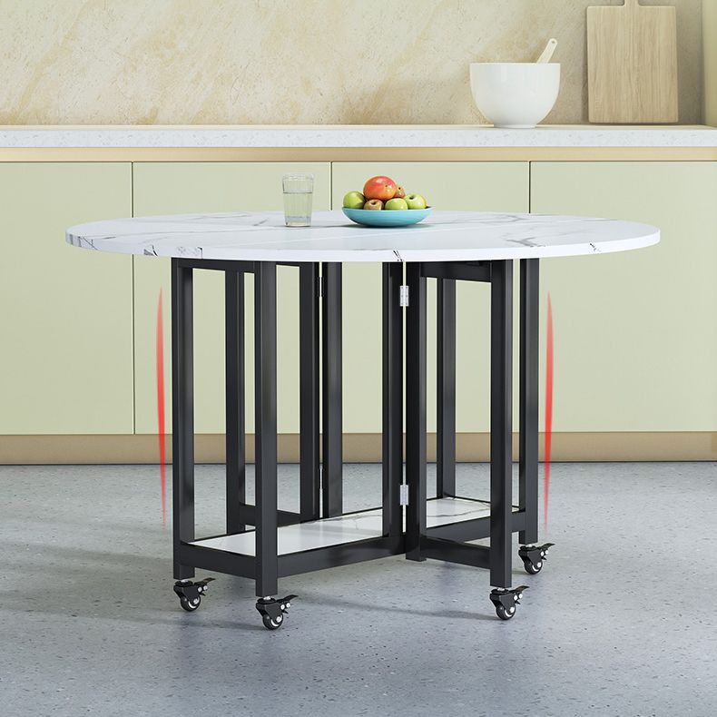 Midcentury Style Round Furniture Solid Wood Dining Table for Dining Room