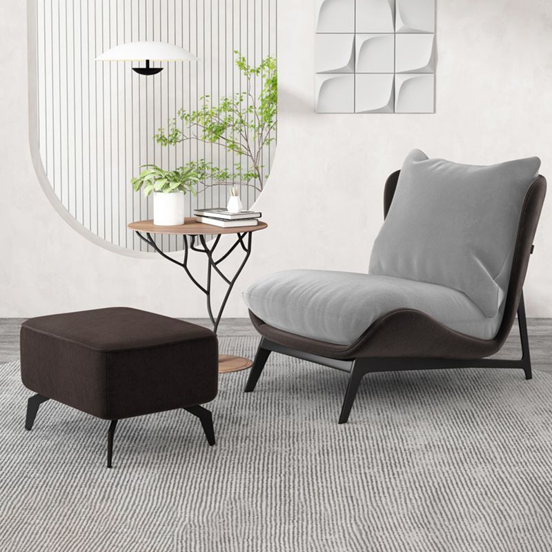 Velvet Chair 26.3" L x32.6"W x29.5"H Armless Chair for Living Room