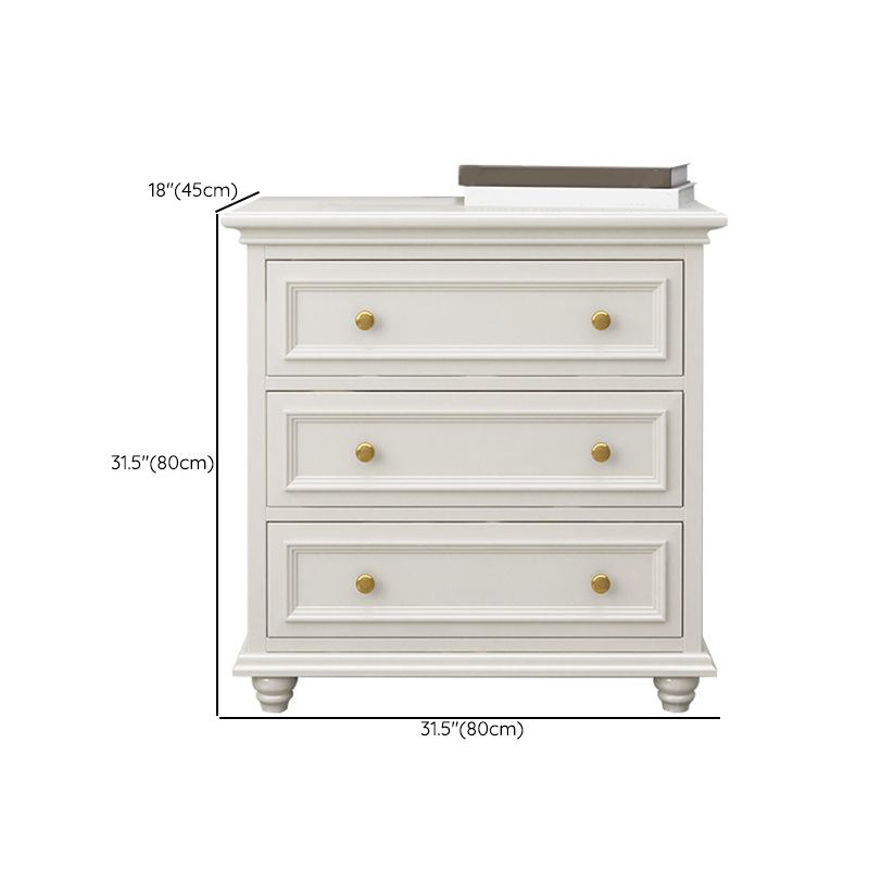 Ornate Traditional Double Dresser Birch Storage Chest with Drawers for Bedroom