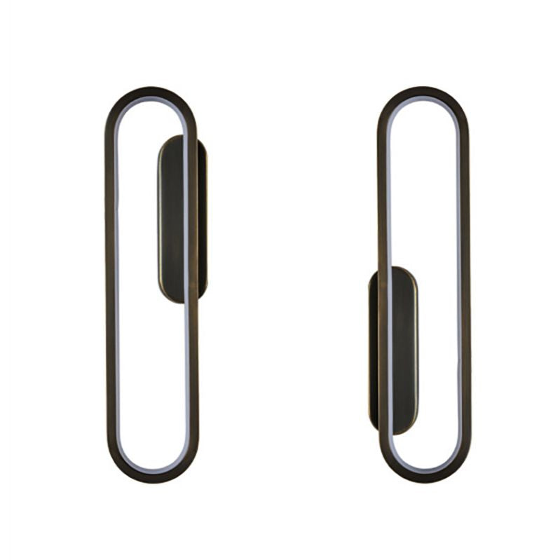 Contemporary Linear Wall Mount Lighting Fixture Minimalist LED Wall Sconce