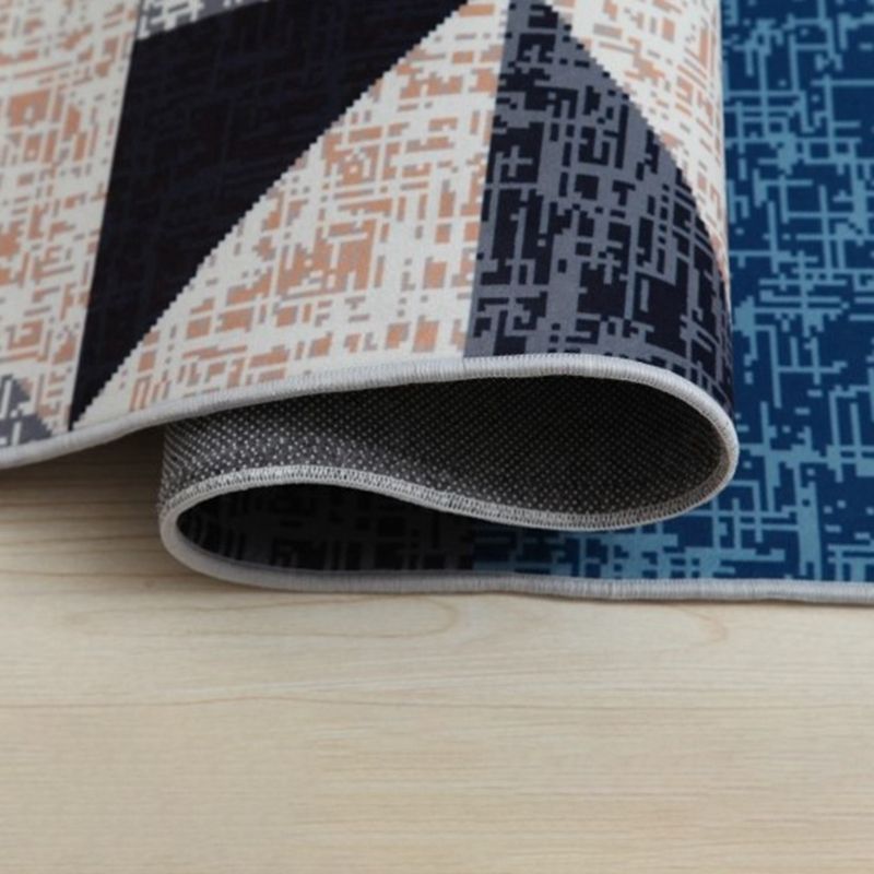 Yellow Modern Rug Polyester Sunflower Rug Washable Area Rug for Home Decor