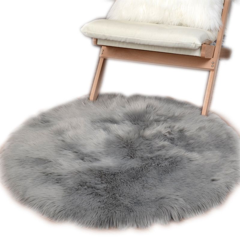 Tapis de couleur unie calmatrice multi-couleurs moelleux tapis de tapis moquette non glip