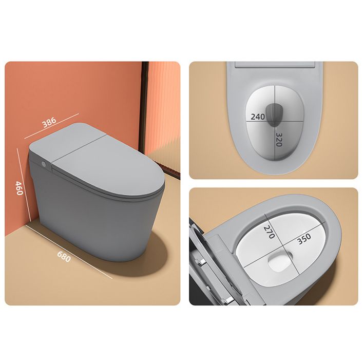 Modern Siphon Jet Toilet Bowl Floor Mount Bidet Toilet with Seat for Bathroom