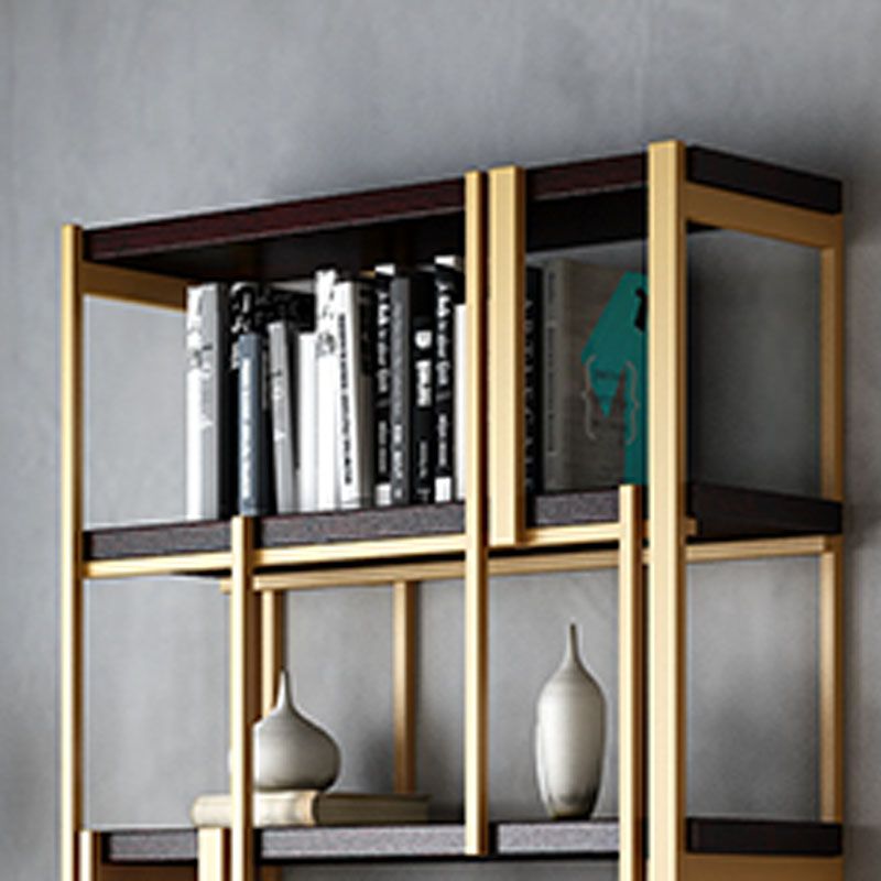 Modern Metal Bookshelf Black Etagere Open Shelf Bookcase Shelves Included