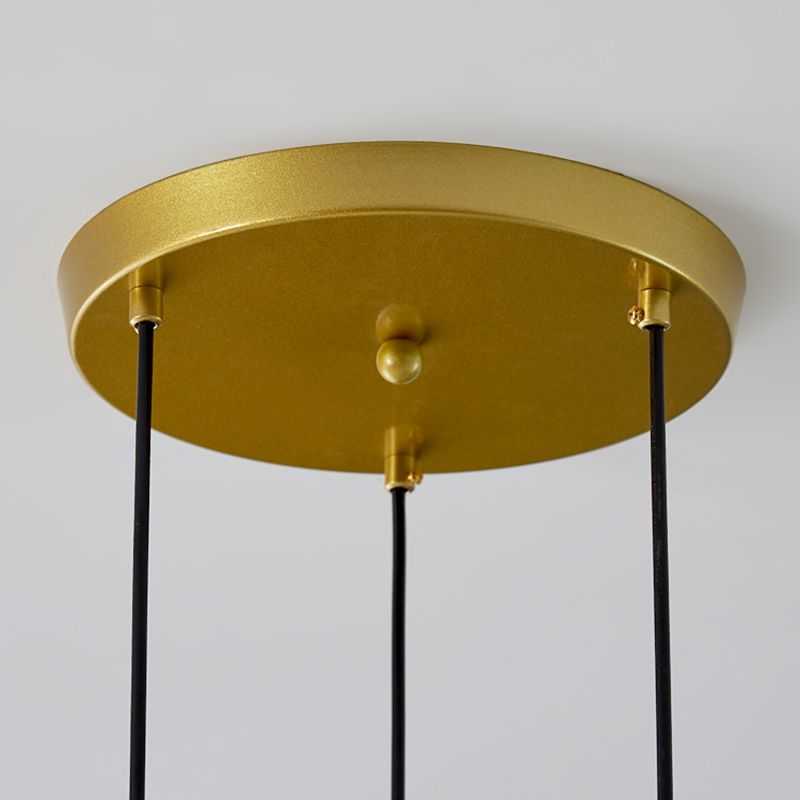 Crystal Sphere Down Lighting Pendant Modern Style Suspension Pendant Light in Gold