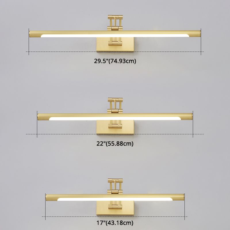 Moderno minimalista in stile cilindrico a parete a parete vanità luci in metallo vanity murale lampade per bagno