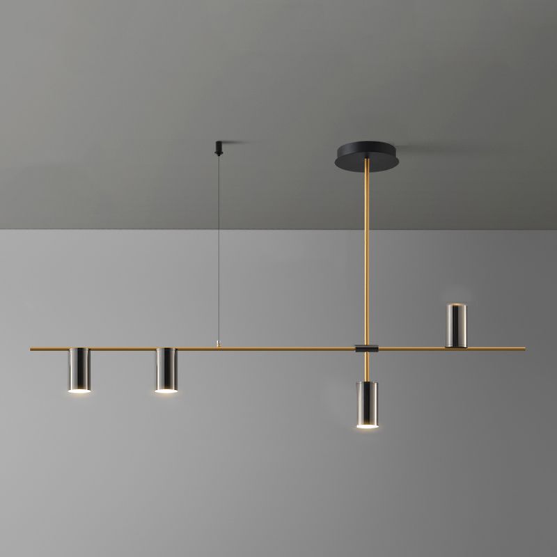 Lámparas de la isla de cilindro de las lámparas contemporaryisland Metal para la isla de cocina