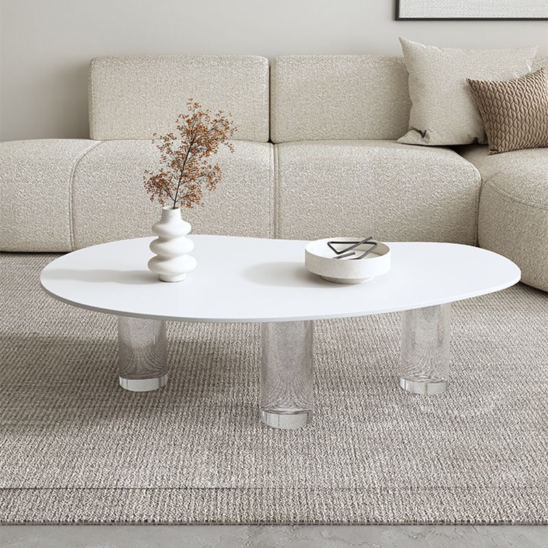 27" Wide Contemporary Coffee Table 3 Legs Coffee Cocktail Table