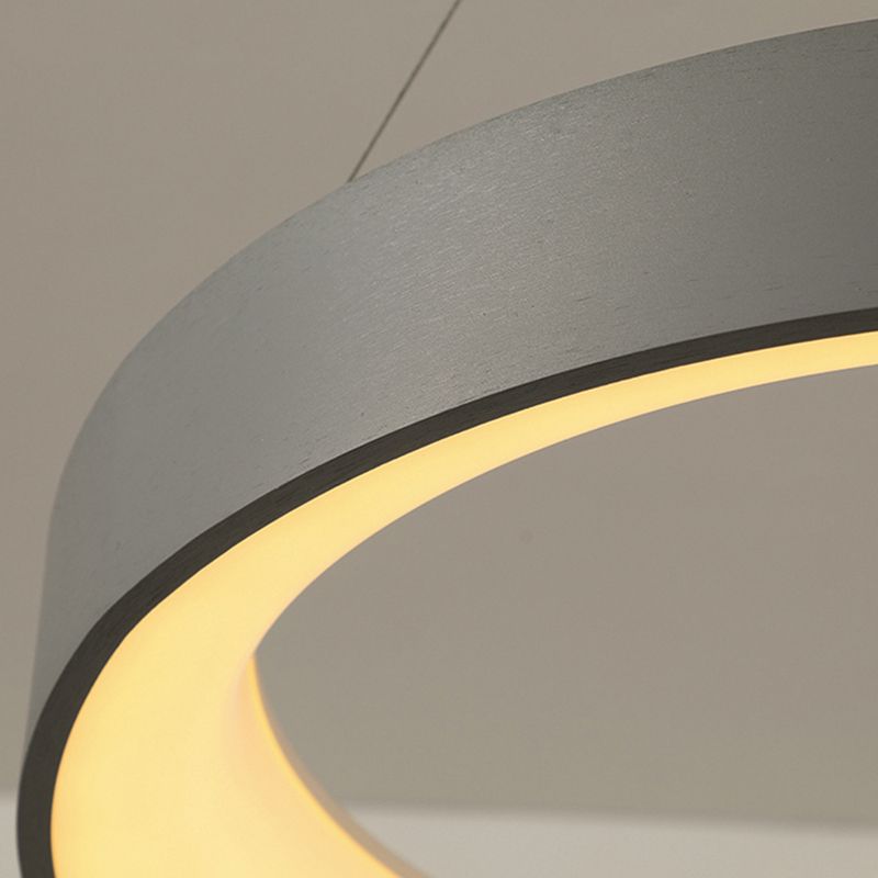 Modern Simple Style LED Pendant Light Living Room Hanging Light Fixture