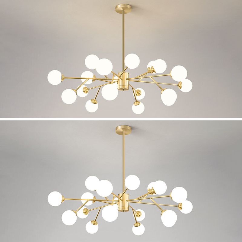 Minimalismo nórdico Estilo de lámpara molecular Molecular Glass Ball Cluster Sala de estar accesorio de iluminación