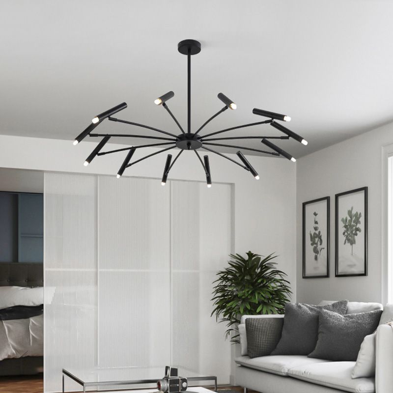 Sputnik Light Aymétriel Chandelier de plafond moderne pour salle à manger du salon