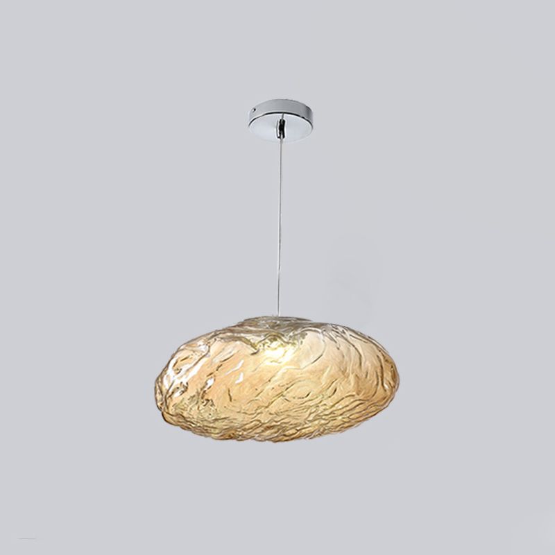 Pendentif en verre nordique en forme de nuage en forme de verre à couches