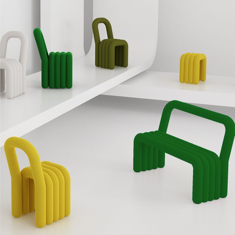 Silla de comedor de terciopelo contemporánea, silla lateral de metal sin brazos para uso doméstico