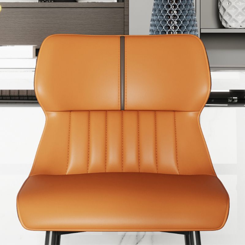 Modern Leather Bar Stool Upholstered Counter Stool for Bristol