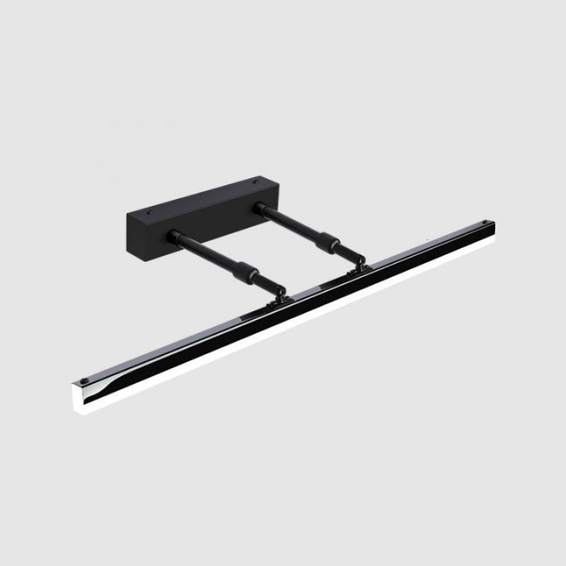 Modern Style Linear Wall Mounted Lamps Metal 1 Light LED Mirror Lights