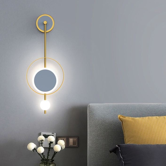 Fun a parete a parete da letto circolare ACONCE ACRILICO POSTMODERN APPRIMETTIVO