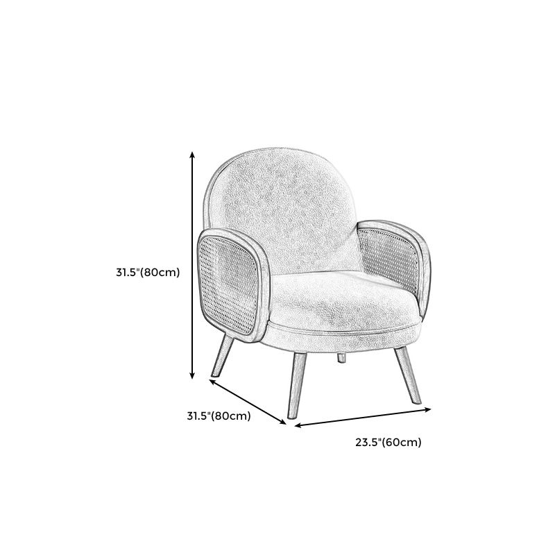 31,49 "H Square Solid Colore Solid Fleece Legno di divano rattan per appartamento