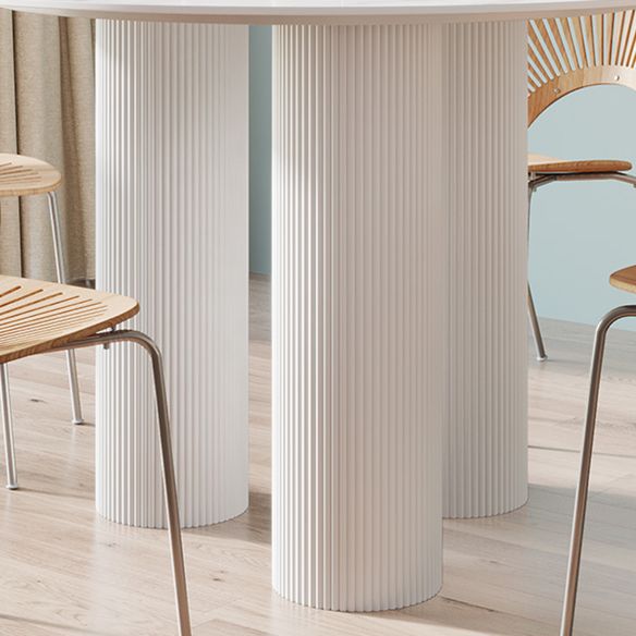Estilo contemporáneo Round 3 Legs Mesa de comedor Muebles para el hogar para interiores