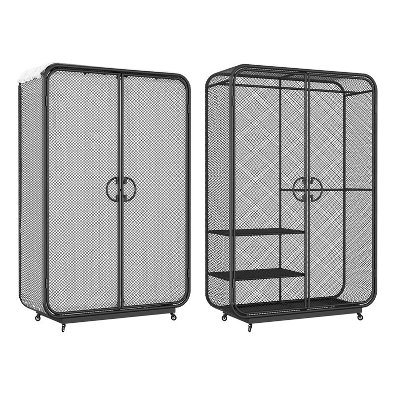 Modern Style Wardrobe Closet Metal Wardrobe Cabinet for Home