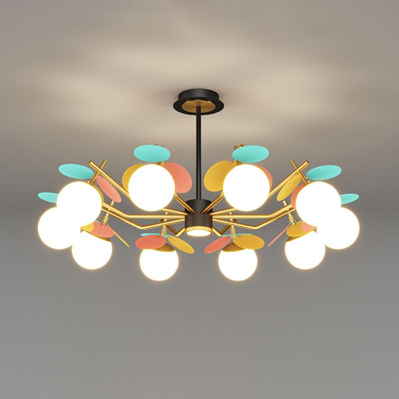 Accesorio de iluminación de lámpara de metal sombreado kit de luz colgante de estilo moderno para sala de estar