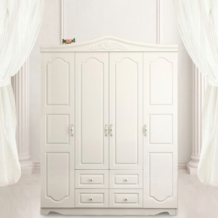 French Country Wardrobe Armoire Engineered Wood Wardrobe Closet