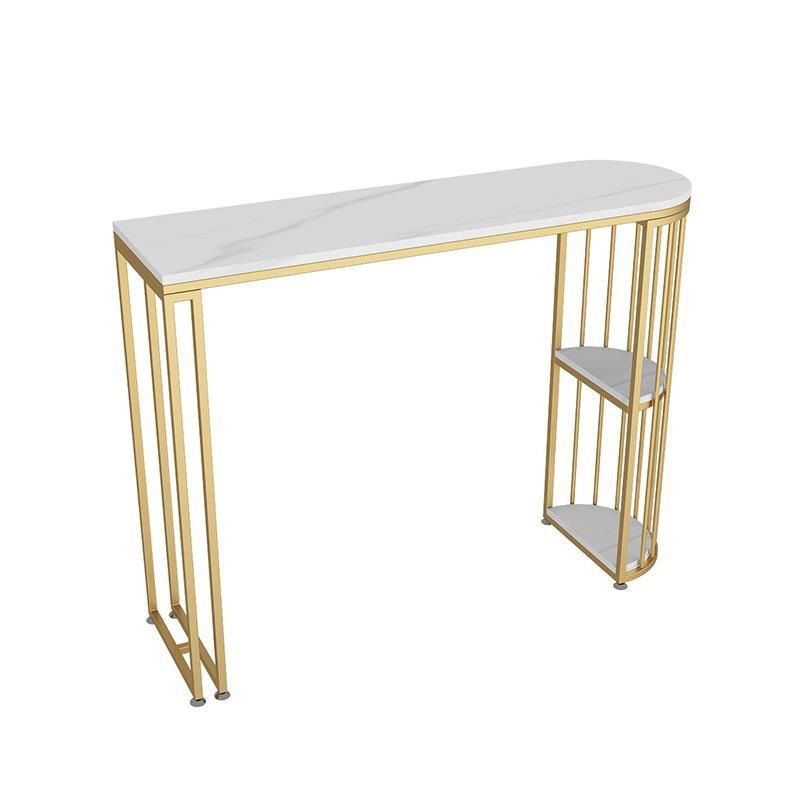 Contemporary Style Bar Table Set 1/3 Pieces Stone Pub Table Set for Indoor