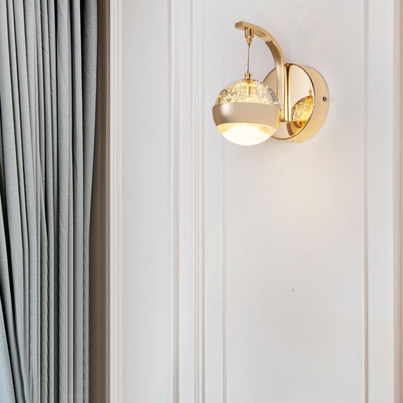 Éclairage de mur de style postmoderne à 1 lumière à 1 lumière pour chambre à coucher