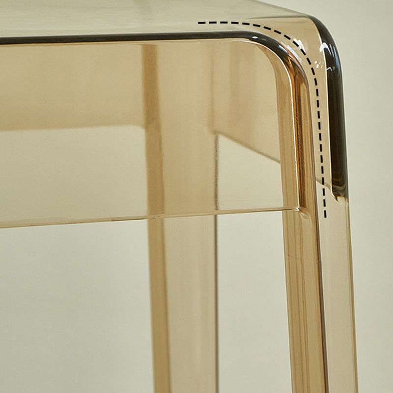 Contemporary Bar-stool Plastic Counter Bar Stool for Restaurant