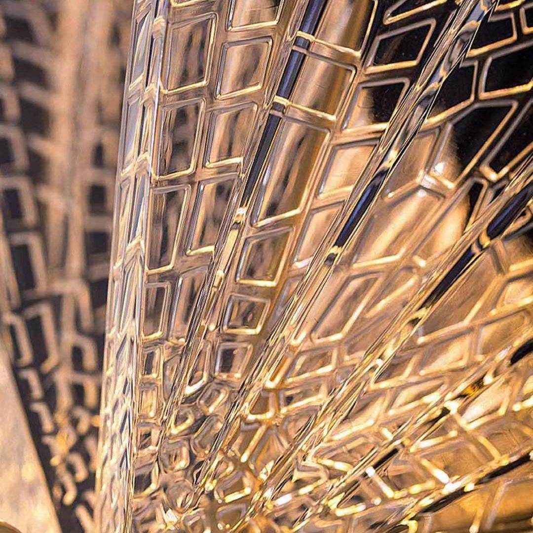 Goud metaal Nieuw modern hangende plafondlichtvlinder 1 licht hanglampje voor slaapkamer