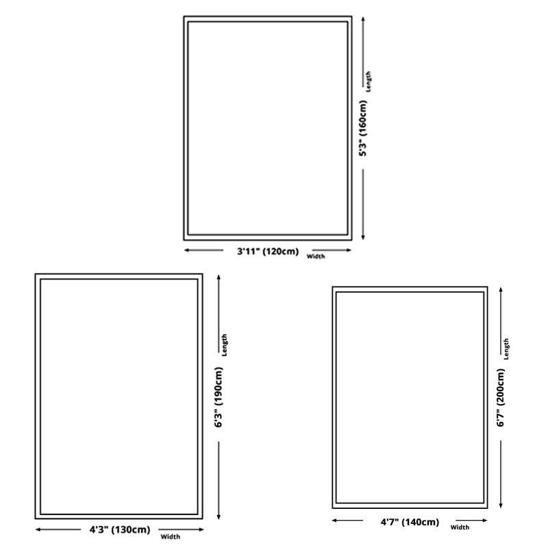 Light Yellow Modern Rug Polyester Graphic Rug Washable Rug for Living Room