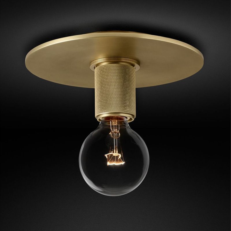Globe/cône/cylindre/trompette en verre plafonnier suspendu moderne 1 lumière éclairage encastré en laiton pour balcon