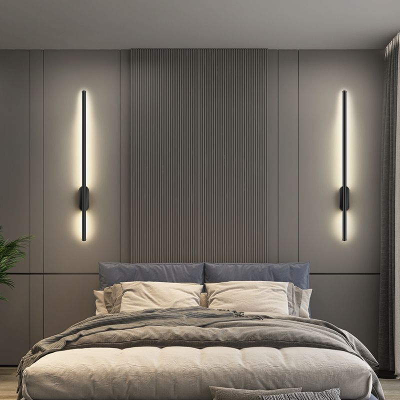 Strip Shape Wall Mount Light Modern LED Wall Sconce Light with Acrylic Shade for Bedside