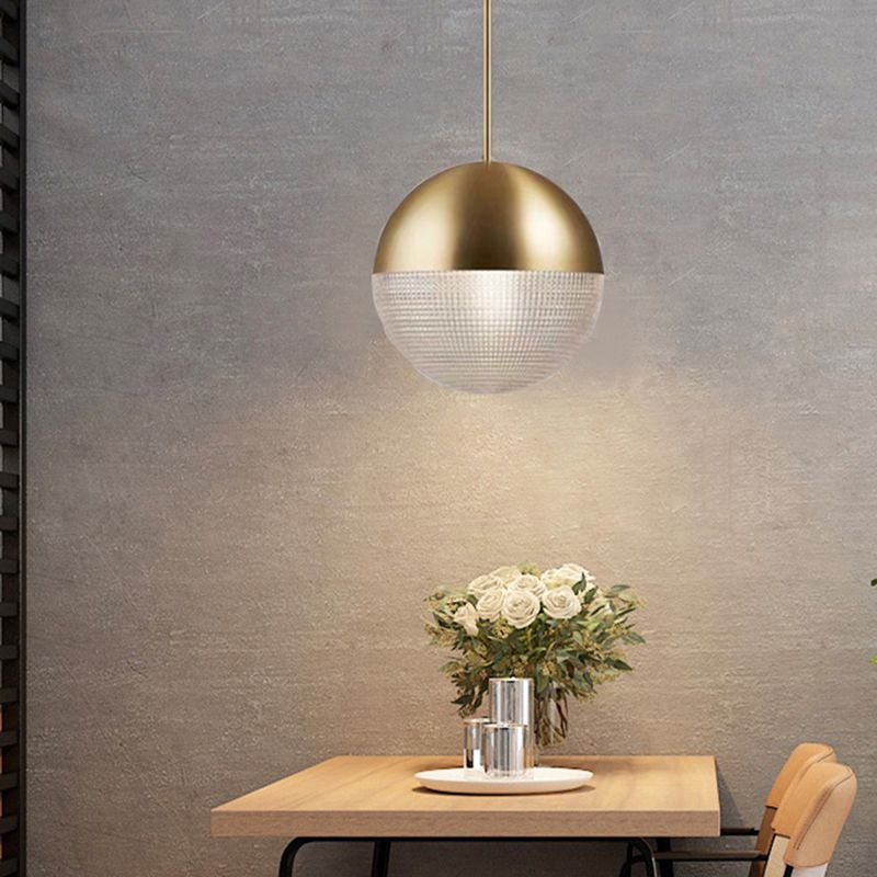 Glasschlafzimmer hängende Leuchte moderne globale Anhängerlicht mit 1 Licht