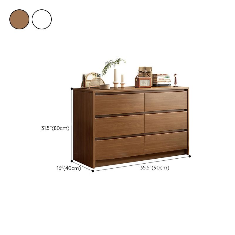 Contemporary Storage Chest Wood Storage Chest for Bedroom 15.7" Wide