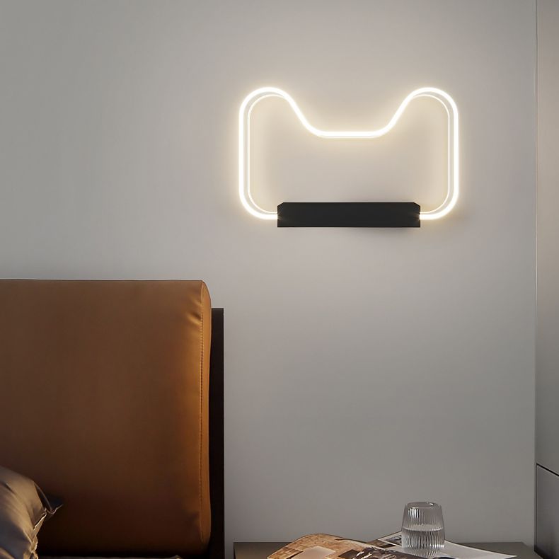 Lampada da parete a LED del letto Lampone Nordic Simple Wall Sconce per bambini Soggiorno